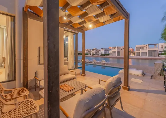 Villa Beautiful 4br In Tawila El Gouna Private Pool&lagoon Access